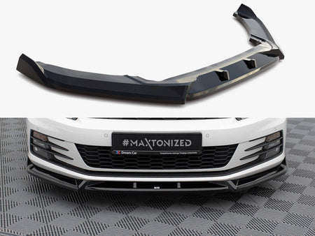 Maxton Design Front Splitter V.2 Volkswagen Scirocco Mk3 Facelift - VW-SC-3F-FD2G - Image 1