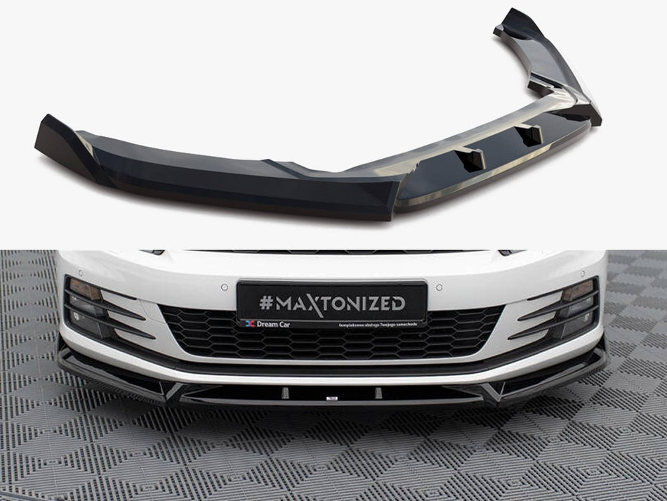 Maxton Design Front Splitter V.2 Volkswagen Scirocco Mk3 Facelift - VW-SC-3F-FD2G - Image 1
