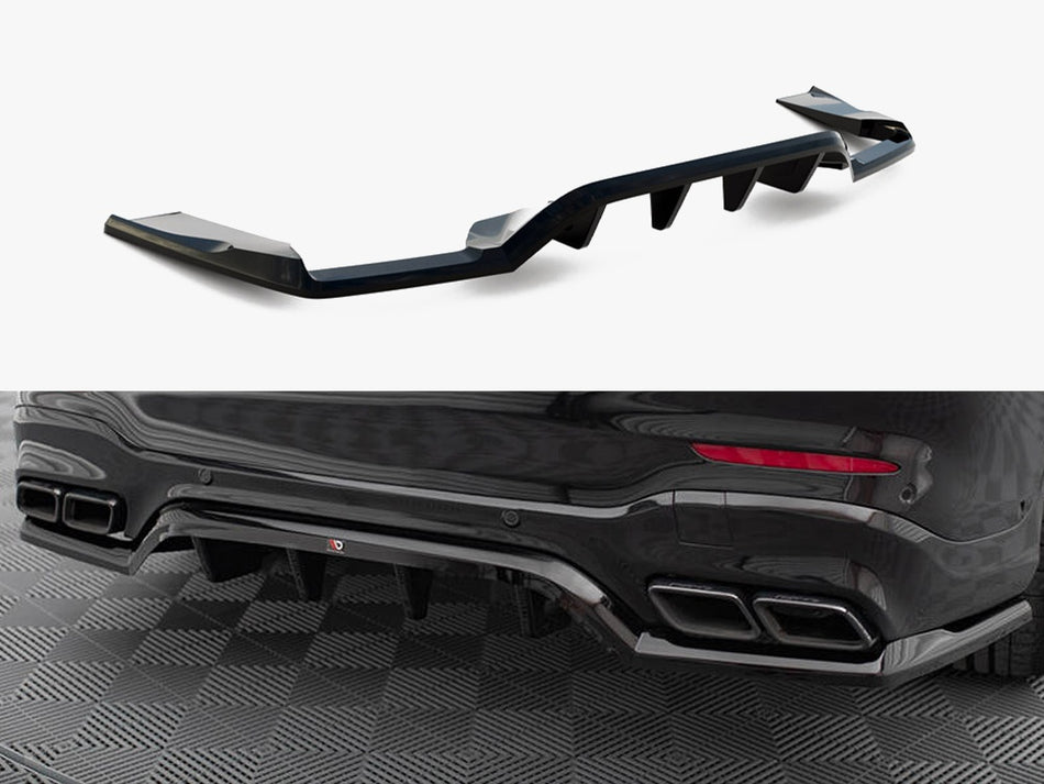 Rear Splitter (Vertical Bars) V.1 Mercedes-AMG GLC 63 SUV X253