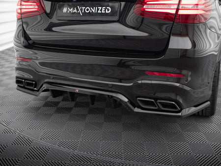 Maxton Design Rear Splitter (Vertical Bars) V.1 Mercedes-AMG GLC 63 SUV X253 - ME-GLC-X253-63-RD1G+RD2G - Image 4