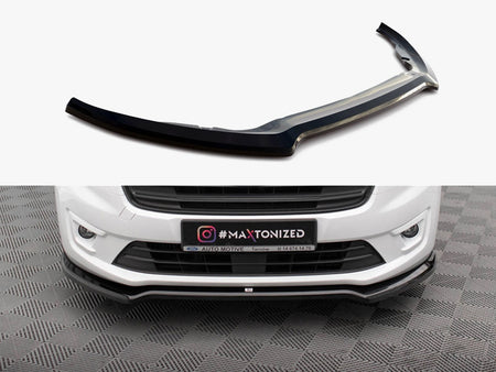 Maxton Design Front Splitter V.1 Ford Transit Connect Mk2 Facelift - FO-TR-CON-3-FD1G - Image 1