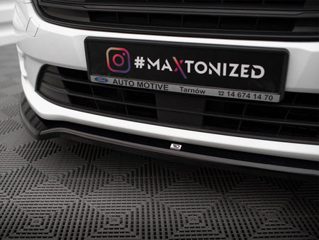 Maxton Design Front Splitter V.1 Ford Transit Connect Mk2 Facelift - FO-TR-CON-3-FD1G - Image 4