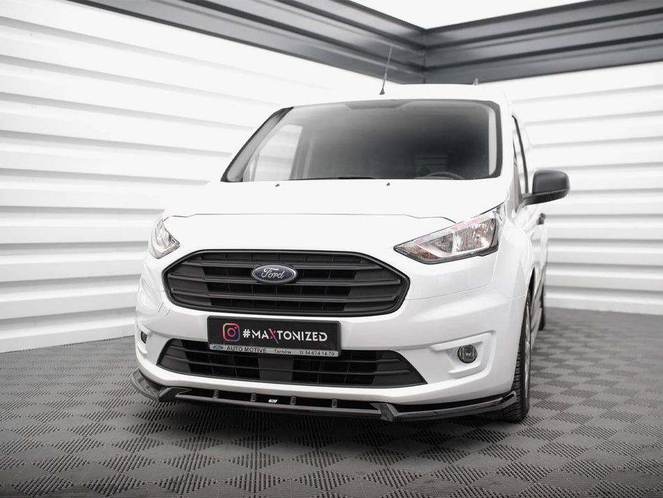 Maxton Design Front Splitter V.2 Ford Transit Connect Mk2 Facelift - FO-TR-CON-3-FD2G - Image 2