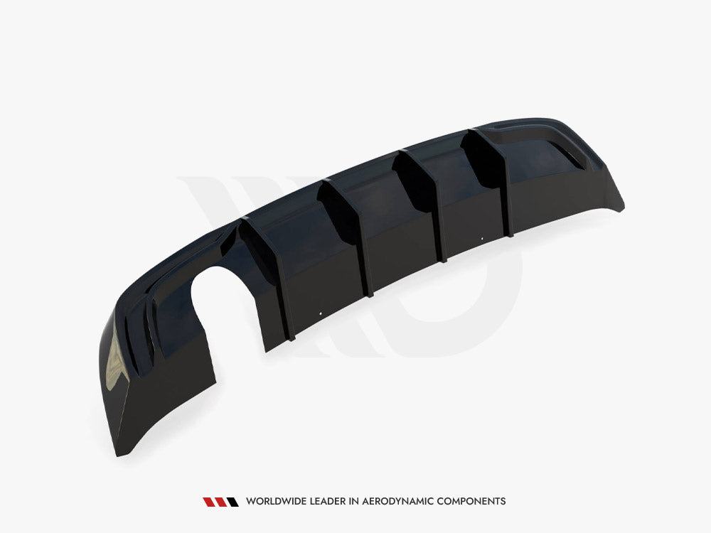 Maxton Design Rear Valance Audi A3 Sportback 8V Facelift (Version with one exhaust tip on single side) - AU-A3-3F-SB-RS1GO_ - Image 5