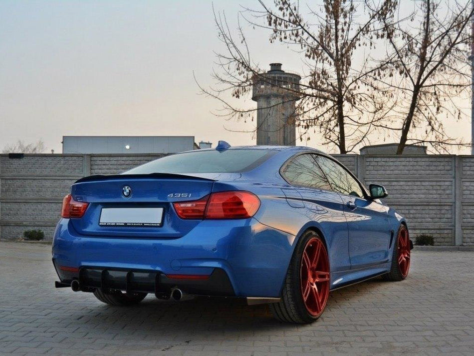 Maxton Design Rear Diffuser &amp; Rear Side Splitters BMW 4 Coupe / Gran Coupe / Cabrio M-Pack F32 / F36 / F33 - BM-4-F32-MPACK-CNC-RS1A - Image 2