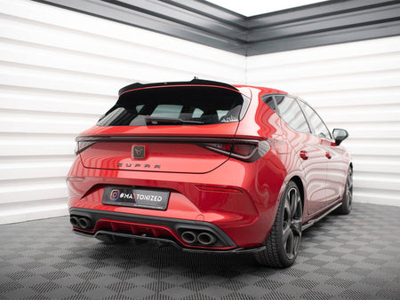 Maxton Design Central Rear Splitter (Vertical Bars) Cupra Leon Hatchback Mk1 - CU-LE-1-RD1G+RD2G - Image 2