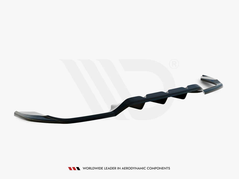 Maxton Design Central Rear Splitter (Vertical Bars) Cupra Leon Hatchback Mk1 - CU-LE-1-RD1G+RD2G - Image 5