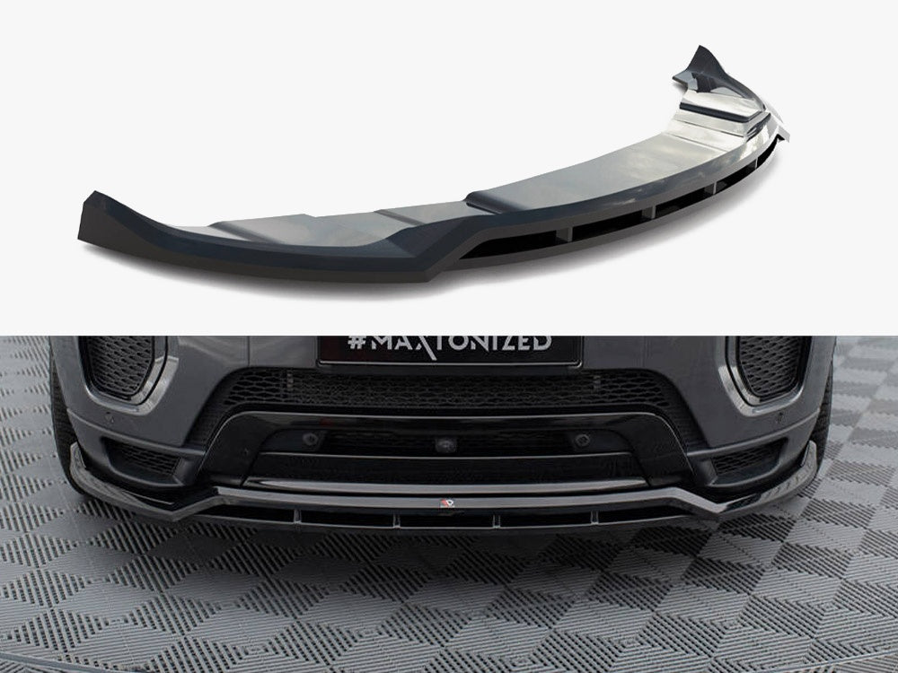 Maxton Design Front Splitter Land Rover Range Rover Evoque HSE Dynamic Mk1 Facelift - LR-RR-EV-1-FD1G+FD1RG - Image 1