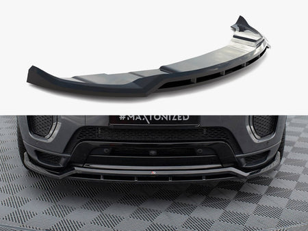 Maxton Design Front Splitter Land Rover Range Rover Evoque HSE Dynamic Mk1 Facelift - LR-RR-EV-1-FD1G+FD1RG - Image 1