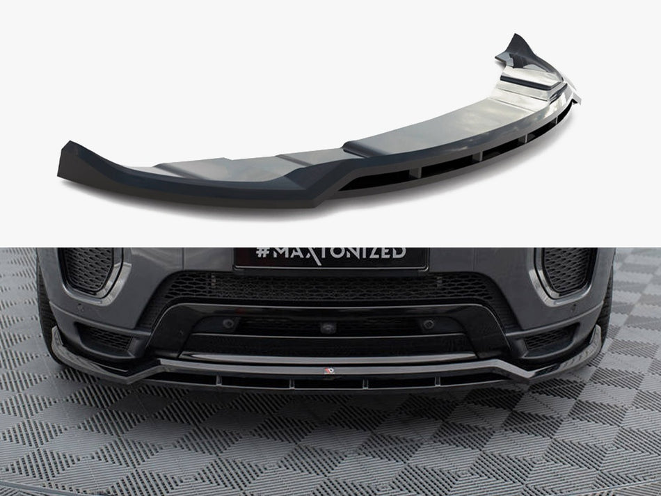 Maxton Design Front Splitter Land Rover Range Rover Evoque HSE Dynamic Mk1 Facelift - LR-RR-EV-1-FD1G+FD1RG - Image 1