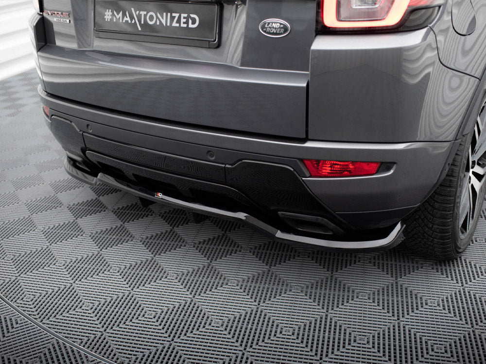 Maxton Design Rear Splitter (Vertical Bars) Land Rover Range Rover Evoque HSE Dynamic Mk1 Facelift - LR-RR-EV-1-RD1G+RD2G - Image 3