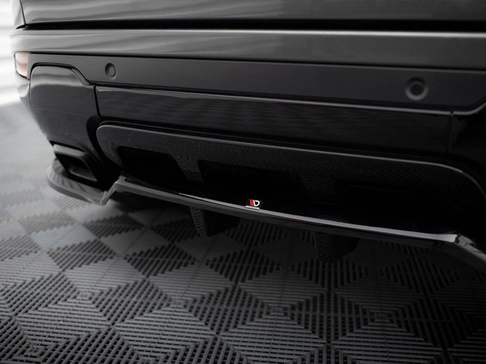 Maxton Design Rear Splitter (Vertical Bars) Land Rover Range Rover Evoque HSE Dynamic Mk1 Facelift - LR-RR-EV-1-RD1G+RD2G - Image 4