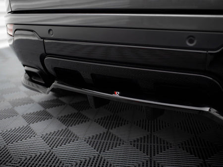 Maxton Design Rear Splitter (Vertical Bars) Land Rover Range Rover Evoque HSE Dynamic Mk1 Facelift - LR-RR-EV-1-RD1G+RD2G - Image 4