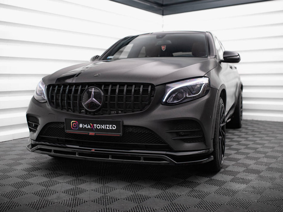Maxton Design Front Splitter Mercedes-Benz GLC Coupe AMG-Line / 43 AMG C253 - ME-GLC-C253-AMGLINE-FD1G+FD1RG - Image 2