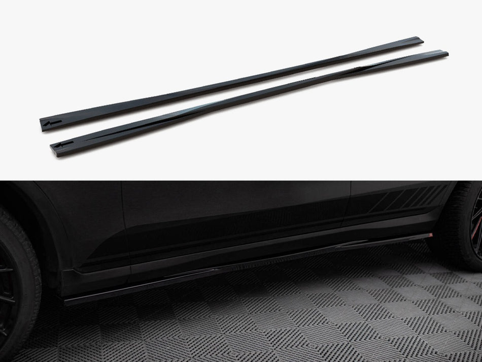 Maxton Design Side Skirts Diffusers V.2 Mercedes-Benz GLC Coupe AMG-Line C253 - ME-GLC-C253F-AMGLINE-SD2G - Image 1