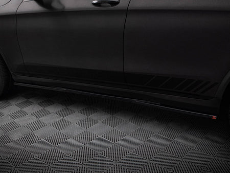 Maxton Design Side Skirts Diffusers V.2 Mercedes-Benz GLC Coupe AMG-Line C253 - ME-GLC-C253F-AMGLINE-SD2G - Image 4