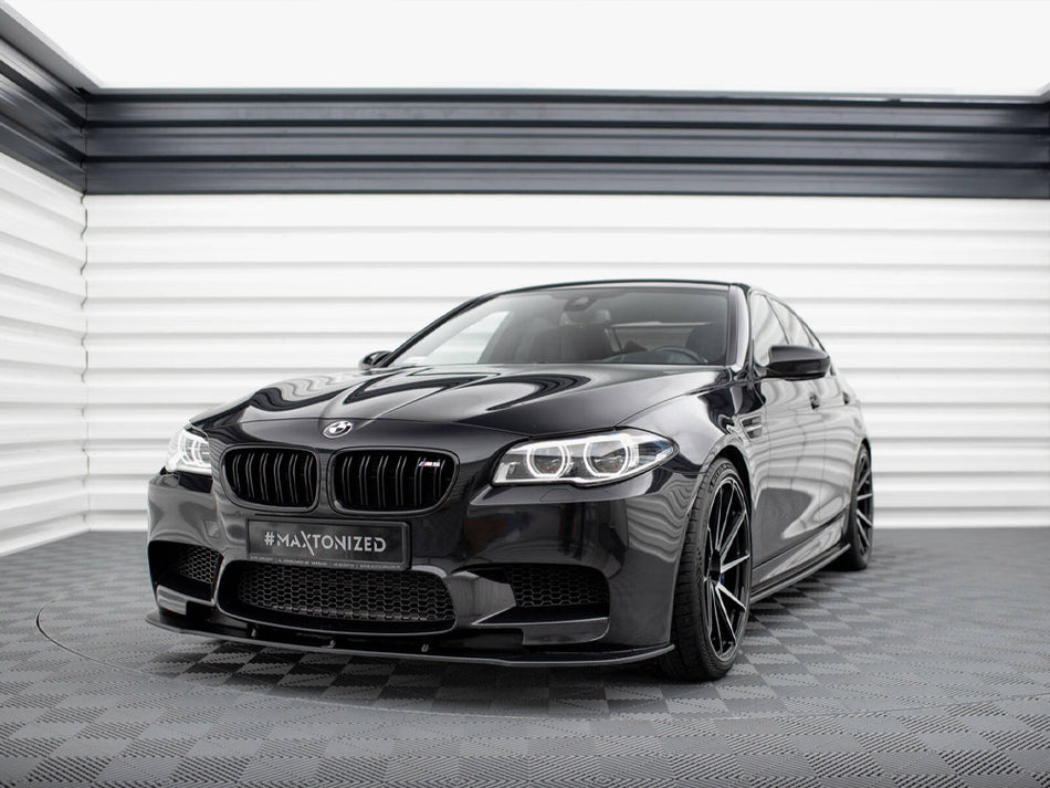 Maxton Design Front Splitter V.1 BMW M5 F10 / F11 - Carbon Look - BM-5-10-M-FD1C - Image 2