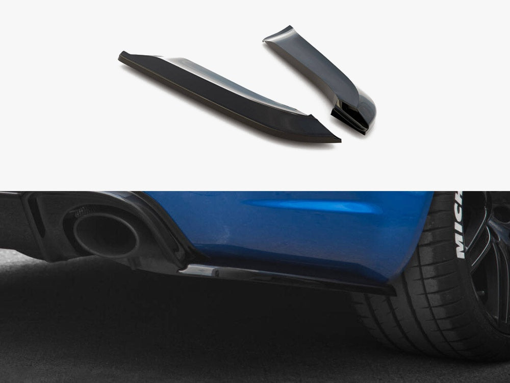 Rear Side Splitters V.2 Audi RS4 Sedan B7 - Textured