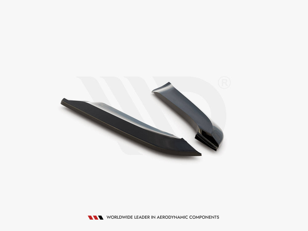 Rear Side Splitters V.2 Audi RS4 Sedan B7 - Textured