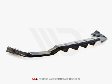 Maxton Design Rear Splitter (Vertical Bars) Porsche Cayenne Coupe / SUV Mk3 - PO-CAY-3-C-RD1G+RD2G - Image 4