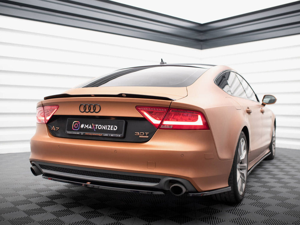Maxton Design Central Rear Splitter Audi A7 S-Line C7 - AU-A7-C7-RD1G - Image 2