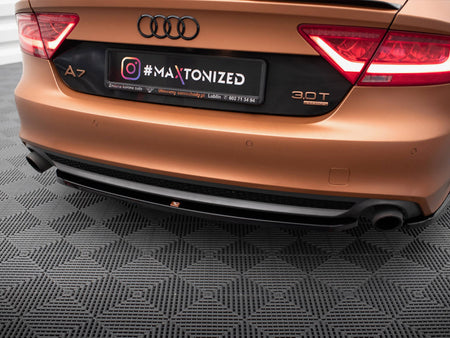 Maxton Design Central Rear Splitter Audi A7 S-Line C7 - AU-A7-C7-RD1G - Image 3