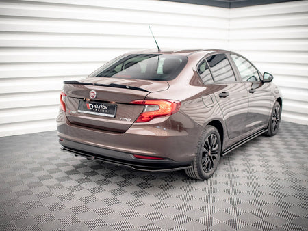 Maxton Design Central Rear Splitter (Vertical Bars) Fiat Tipo S Sedan Mk1 - FI-TI-1-S-RD1G+RD2G - Image 2
