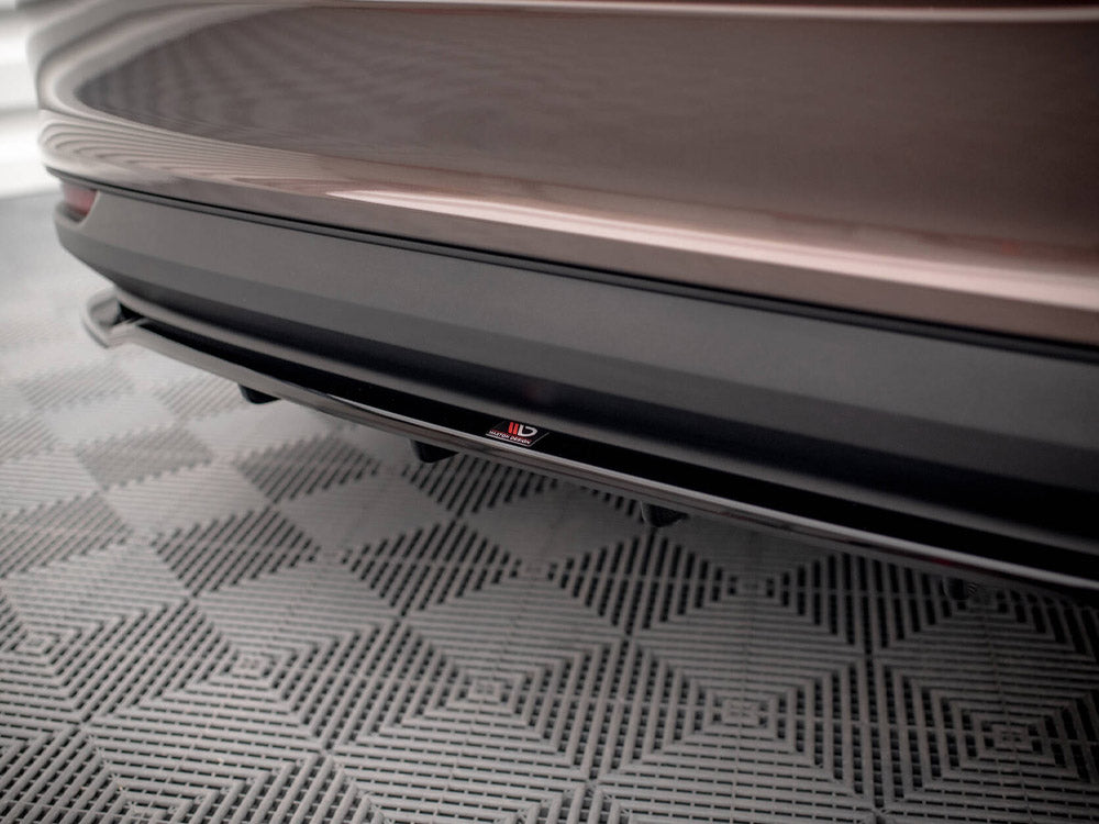 Maxton Design Central Rear Splitter (Vertical Bars) Fiat Tipo S Sedan Mk1 - FI-TI-1-S-RD1G+RD2G - Image 5