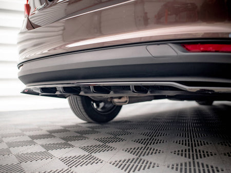 Maxton Design Central Rear Splitter (Vertical Bars) Fiat Tipo S Sedan Mk1 - FI-TI-1-S-RD1G+RD2G - Image 7