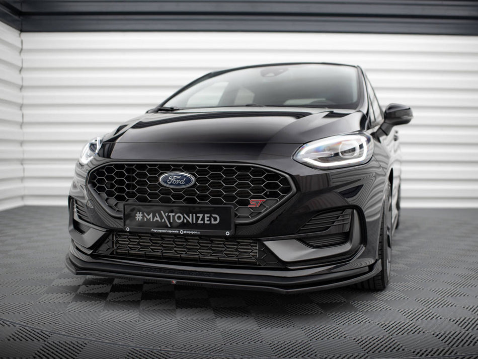 Maxton Design Front Splitter V.1 Ford Fiesta ST / ST-Line Mk8 Facelift - FO-FI-8F-ST-FD1G - Image 2