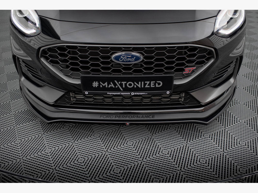 Maxton Design Front Splitter V.1 Ford Fiesta ST / ST-Line Mk8 Facelift - FO-FI-8F-ST-FD1G - Image 4