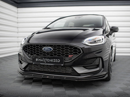 Maxton Design Front Splitter V.2 Ford Fiesta ST / ST-Line Mk8 Facelift - FO-FI-8F-ST-FD2G - Image 2