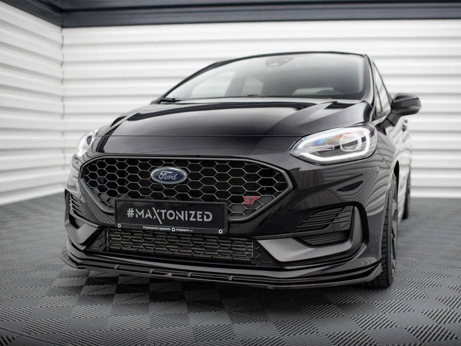 Maxton Design Front Splitter V.2 Ford Fiesta ST / ST-Line Mk8 Facelift - FO-FI-8F-ST-FD2G - Image 2