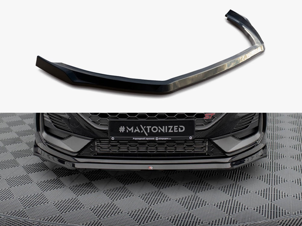 Maxton Design Front Splitter V.3 Ford Fiesta ST / ST-Line Mk8 Facelift - FO-FI-8F-ST-FD3G - Image 1