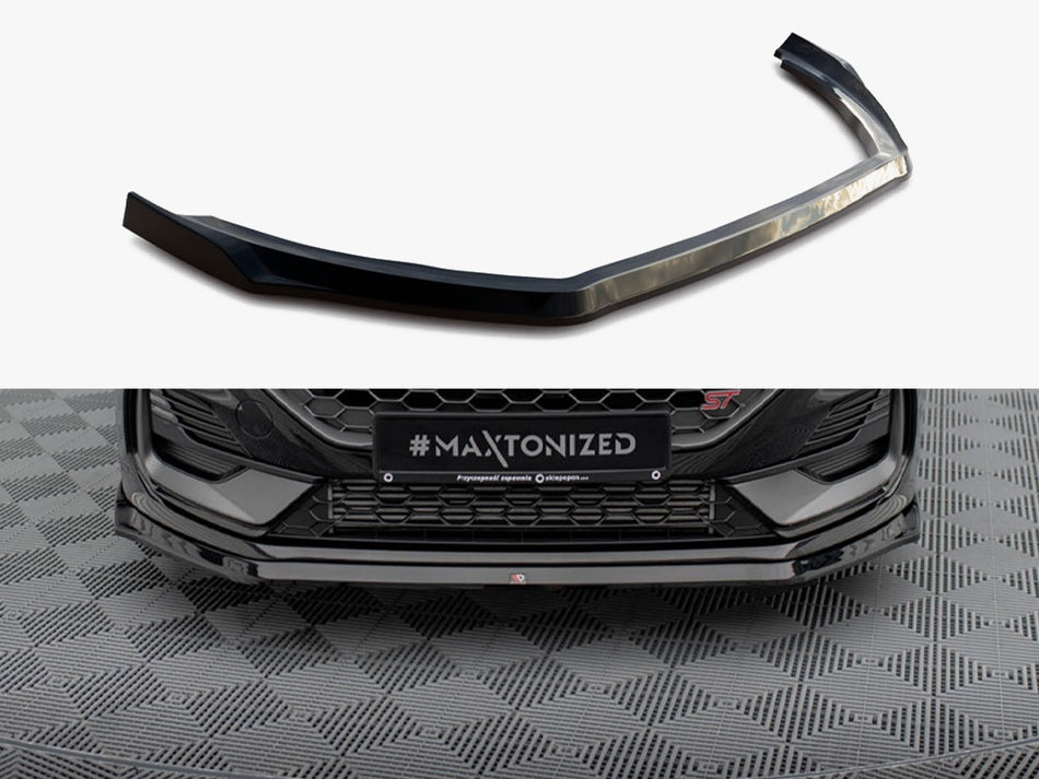 Maxton Design Front Splitter V.3 Ford Fiesta ST / ST-Line Mk8 Facelift - FO-FI-8F-ST-FD3G - Image 1