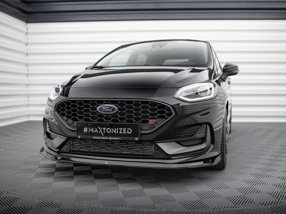 Maxton Design Front Splitter V.3 Ford Fiesta ST / ST-Line Mk8 Facelift - FO-FI-8F-ST-FD3G - Image 2