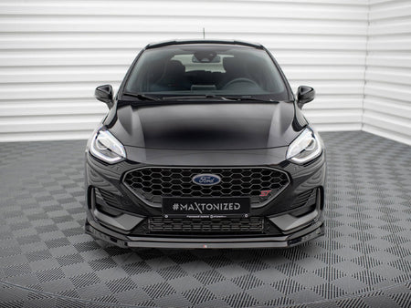 Maxton Design Front Splitter V.3 Ford Fiesta ST / ST-Line Mk8 Facelift - FO-FI-8F-ST-FD3G - Image 3