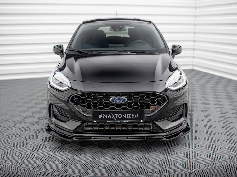 Maxton Design Front Splitter V.4 Ford Fiesta ST / ST-Line Mk8 Facelift - FO-FI-8F-ST-FD4G - Image 3