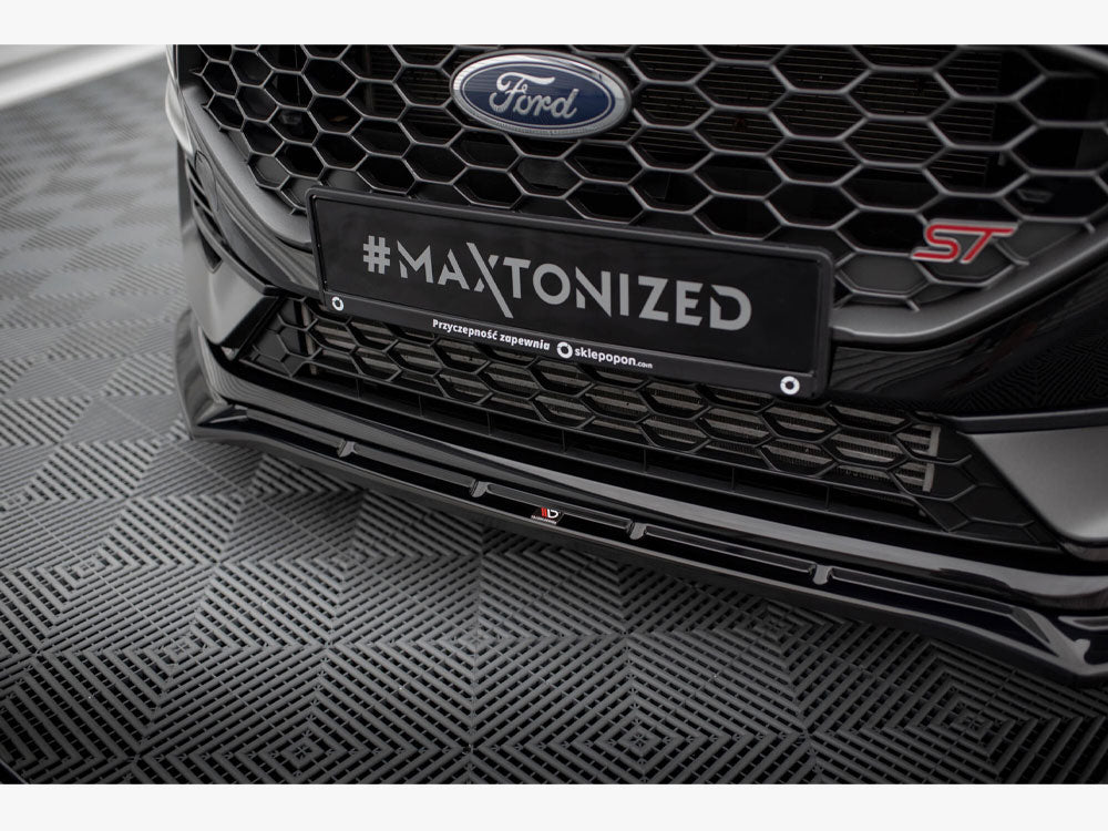 Maxton Design Front Splitter V.4 Ford Fiesta ST / ST-Line Mk8 Facelift - FO-FI-8F-ST-FD4G - Image 4