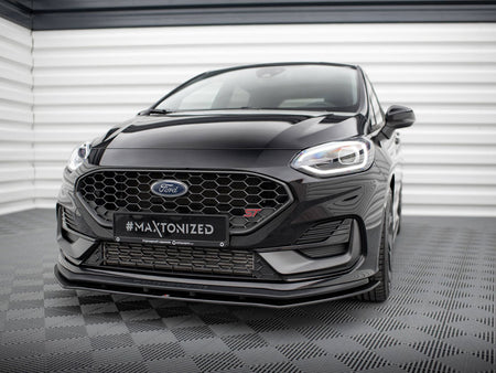 Maxton Design Street PRO Front Splitter Ford Fiesta ST Mk8 Facelift - FOFI8FSTCNC-FD1B - Image 2