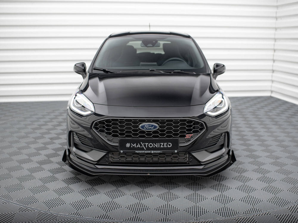 Maxton Design Street PRO Front Splitter + Flaps Ford Fiesta ST Mk8 Facelift - FOFI8FSTCNC-FD1B+FSF1G - Image 3