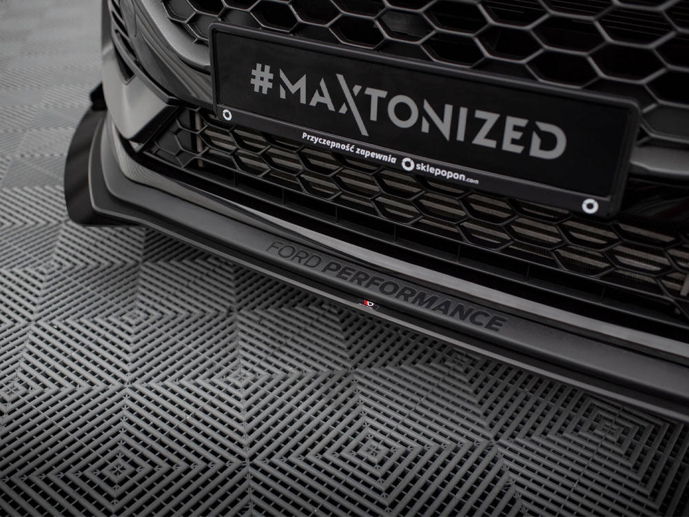 Maxton Design Street PRO Front Splitter + Flaps Ford Fiesta ST Mk8 Facelift - FOFI8FSTCNC-FD1B+FSF1G - Image 5