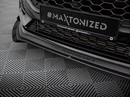 Maxton Design Street PRO Front Splitter + Flaps Ford Fiesta ST Mk8 Facelift - FOFI8FSTCNC-FD1B+FSF1G - Image 5