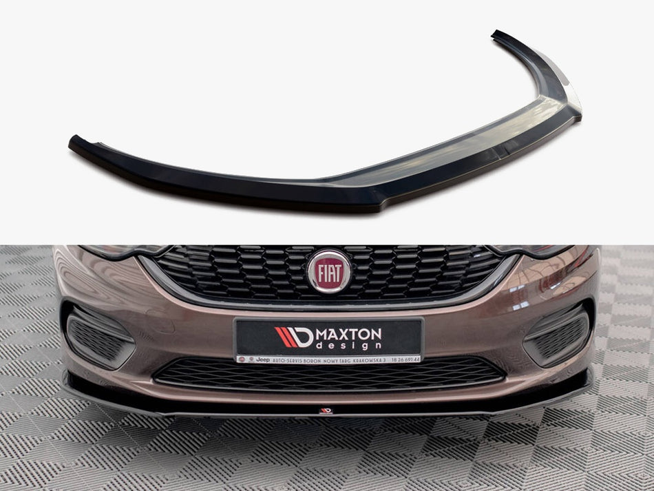 Maxton Design Front Splitter Fiat Tipo S-Design - Carbon Look - FI-TI-1-S-SW-FD1C - Image 1