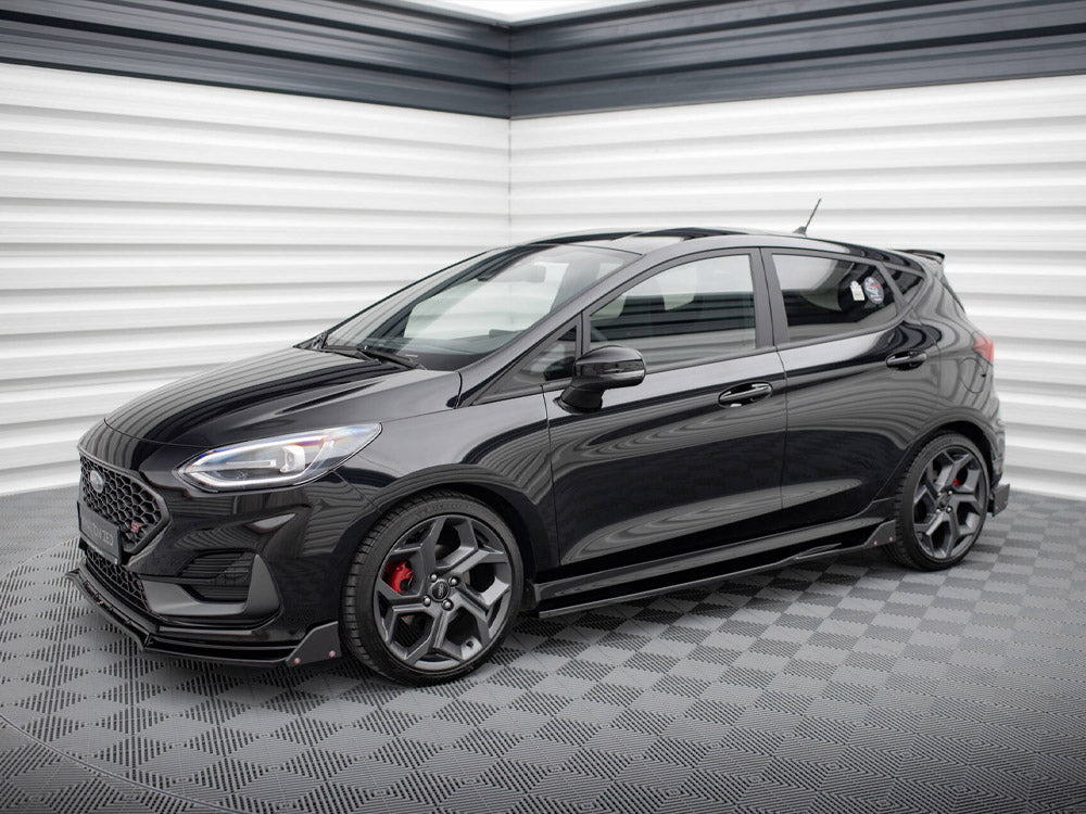 Maxton Design Side Skirts Diffusers V.2 + Flaps Ford Fiesta ST / ST-Line Mk8 - FO-FI-8-STLINE-SD2G+SF - Image 2