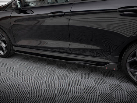 Maxton Design Side Skirts Diffusers V.2 + Flaps Ford Fiesta ST / ST-Line Mk8 - FO-FI-8-STLINE-SD2G+SF - Image 3