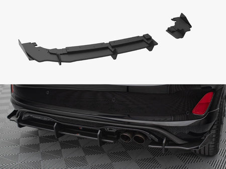Maxton Design Street PRO Rear Diffuser + Flaps Ford Fiesta Mk8 ST - FOFI8STCNC-RS1B+RSF1G - Image 1