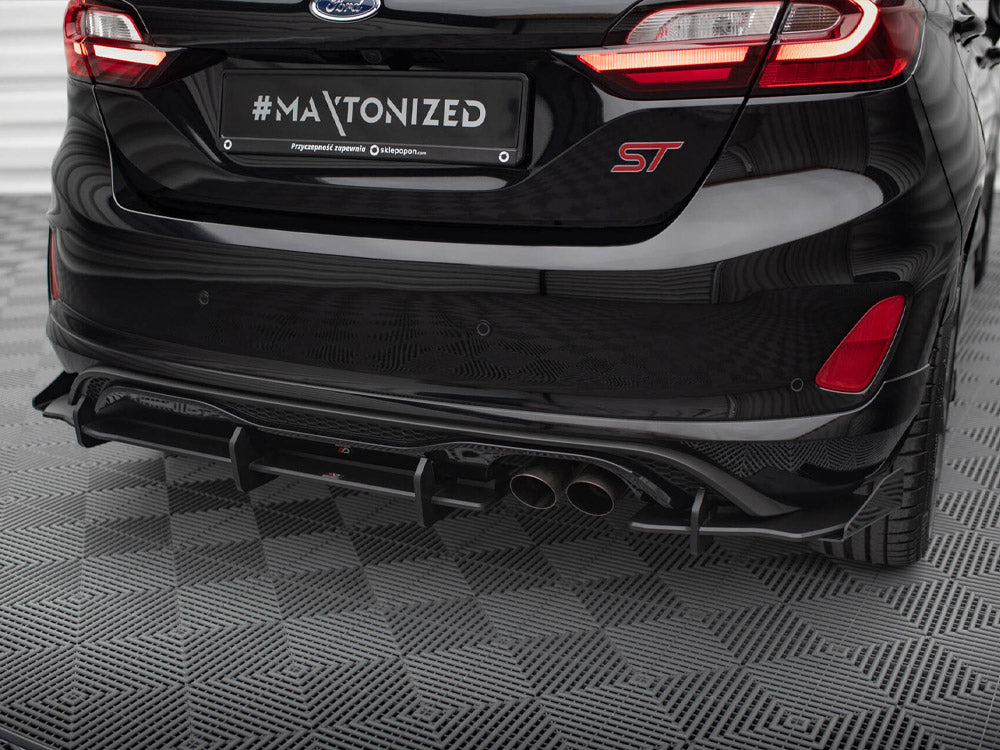 Maxton Design Street PRO Rear Diffuser + Flaps Ford Fiesta Mk8 ST - FOFI8STCNC-RS1B+RSF1G - Image 3