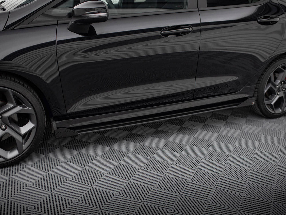 Street PRO Side Skirts Diffusers + Flaps Ford Fiesta ST / ST-Line Mk8