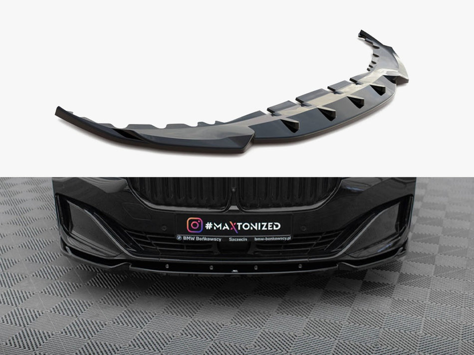 Maxton Design Front Splitter V.1 BMW 7 G11 / G12 Facelift - BM-7-11F-FD1G - Image 1